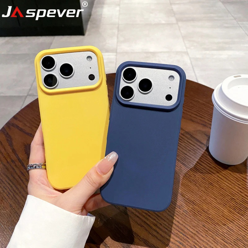 รูปสินค้า เคสซิลิโคนสีพาสเทล หรูหรา สำหรับ iPhone 17 Pro Max