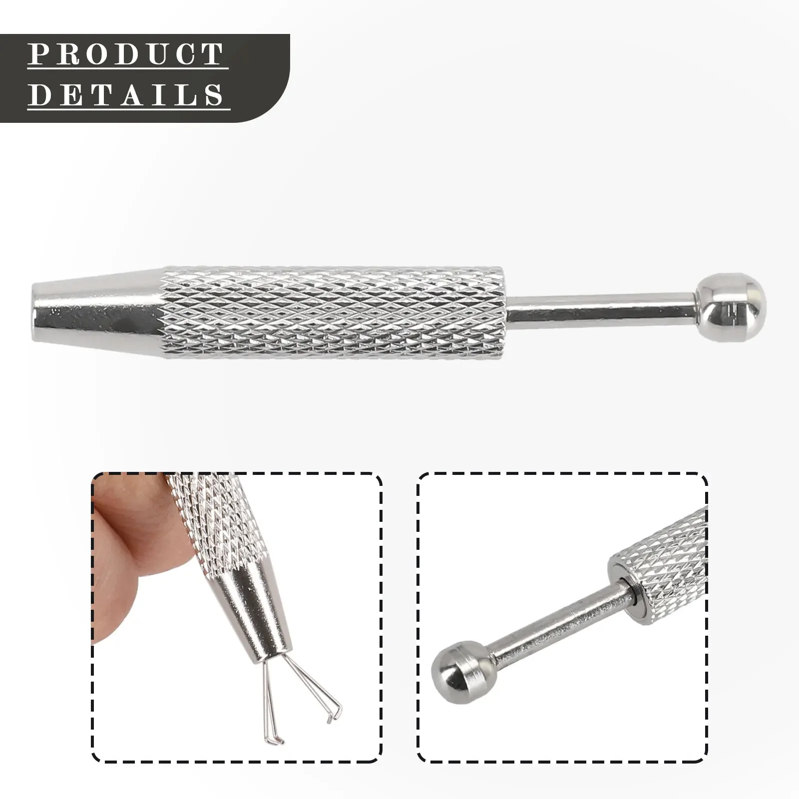 Piercing Ball Grabber With 4 Jaw Holder Diamond Claw Tweezers For IC Chips Gems Electronic Component Claw Tweezers Catcher