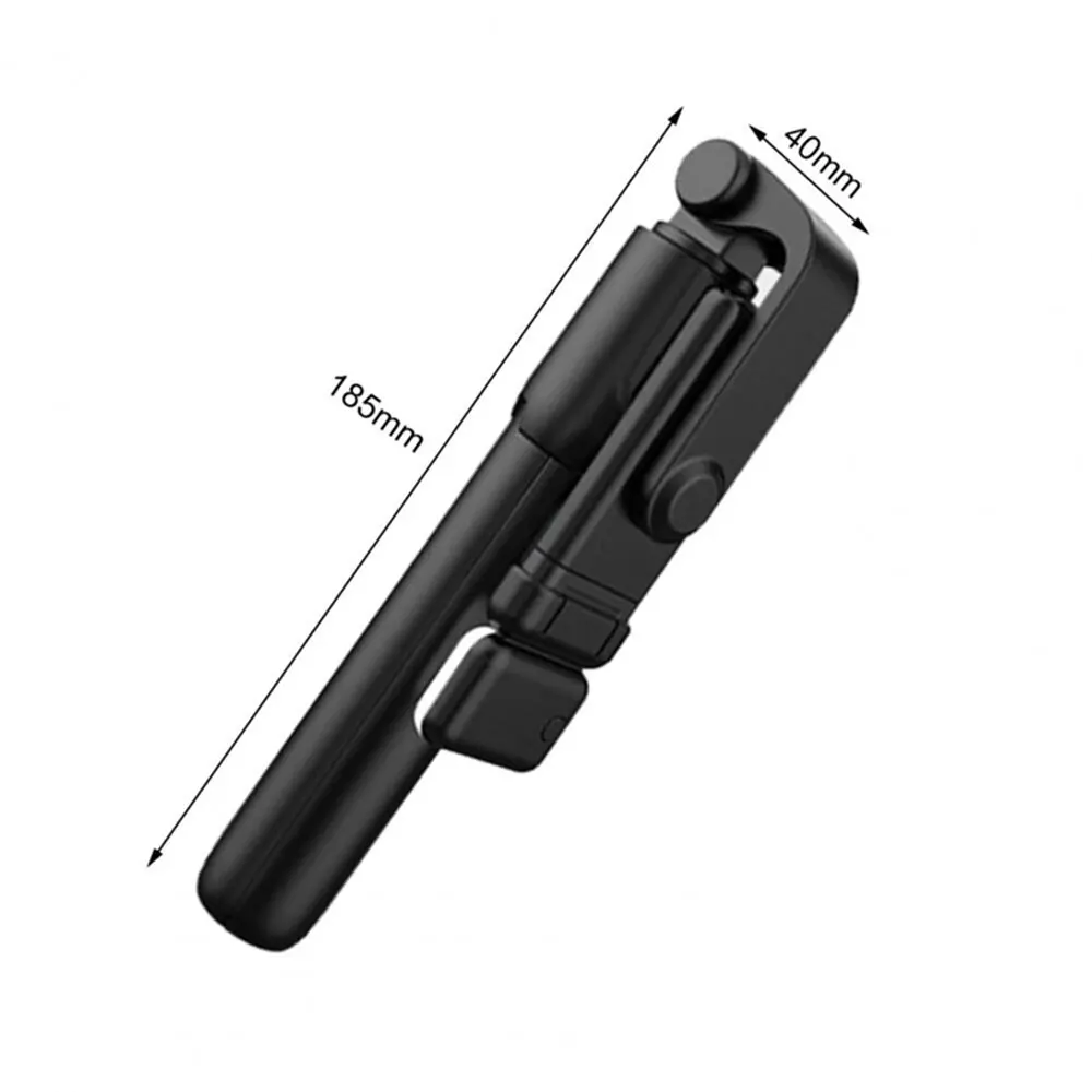 R1 Wireless Bluetooth Selfie Stick Foldable Portable Tripod With Fill Light Shutter Remote Control For Android IPhone_voghion.com