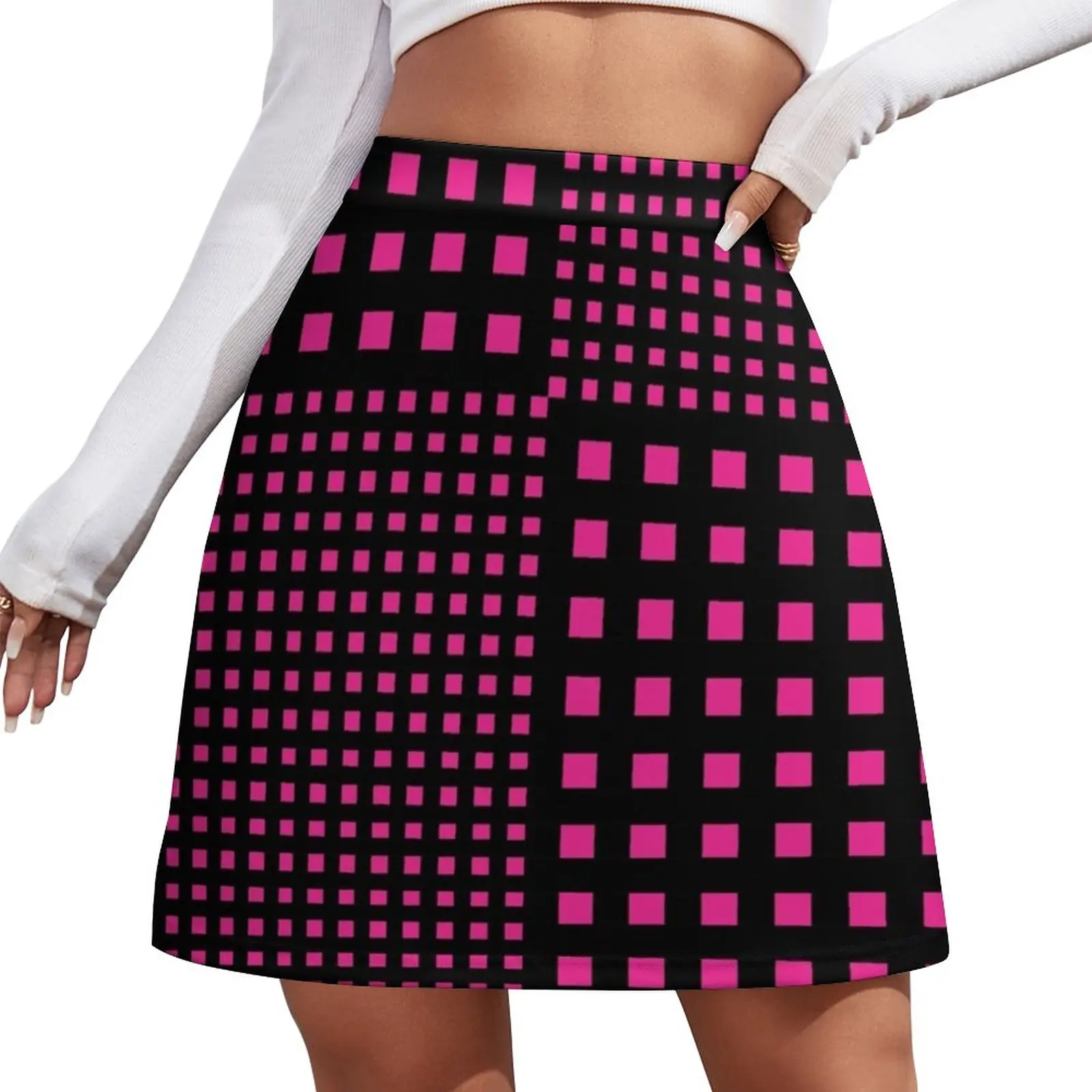 Swanning around Pink Power Mini Skirt dresses summer woman 2024 korean style women clothing