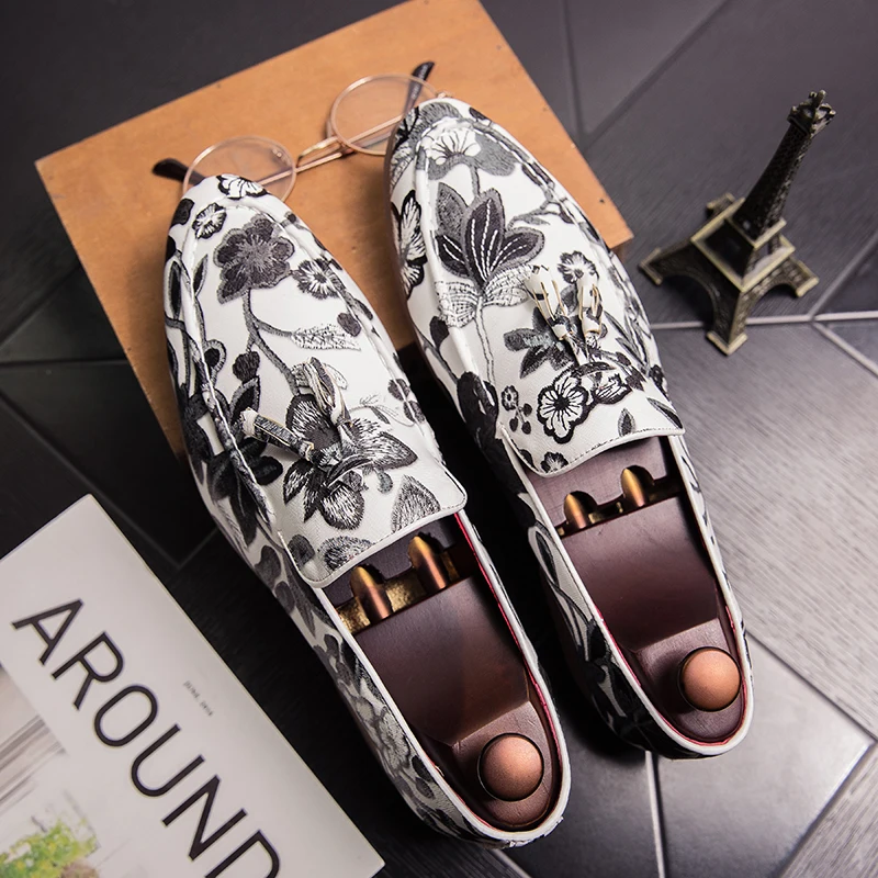 NONE Pointed Leather Tassel Shoes 5