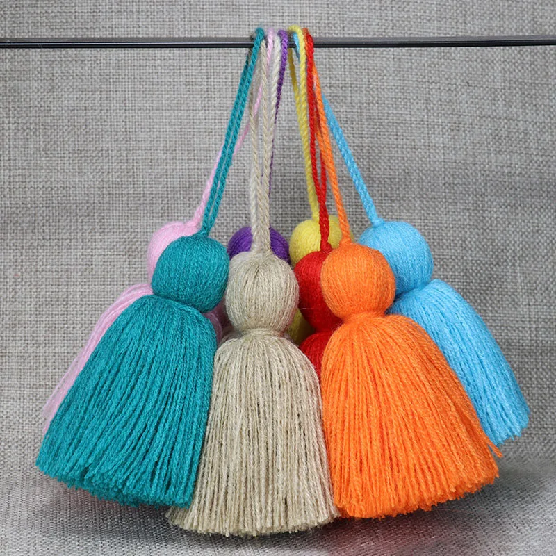 2/5 Pz 16Cm Nappe Per Artigianato Corda Appesa Nappe Frangia Cucito Bang Nappa Trim Chiave Nappe Per Fai Da Te Abbellire Tenda Accesso