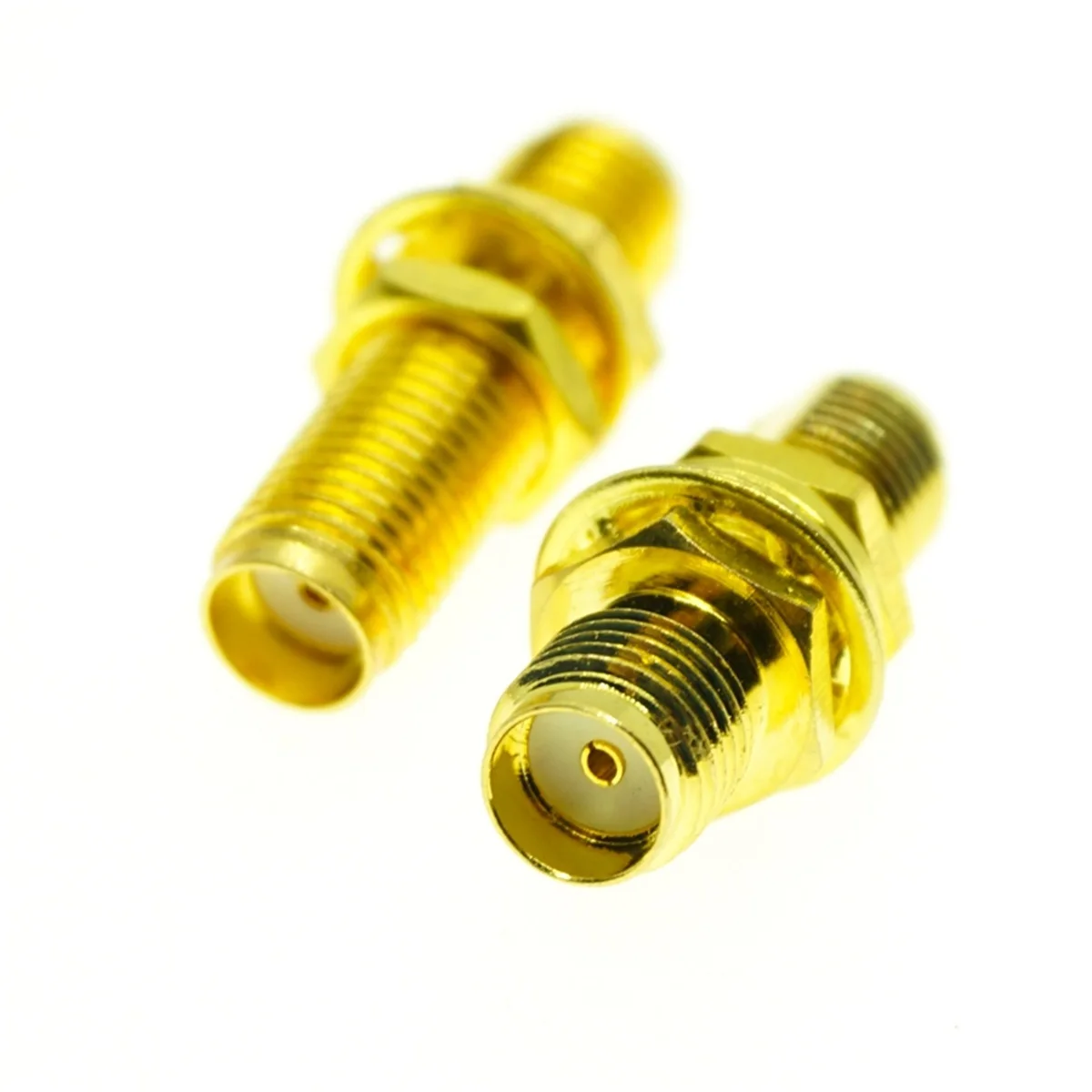 

Connector Adapter SMA female jack to SMA female Nut Bulkhead Mount RF Coaxial