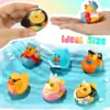2 inch Assortment Rubber Duck in Bulk,50-Pack Assorted Mini Duck Toy for Ducking Cruise Ship,Floater Duck for Kid Bath Toy Gift 6