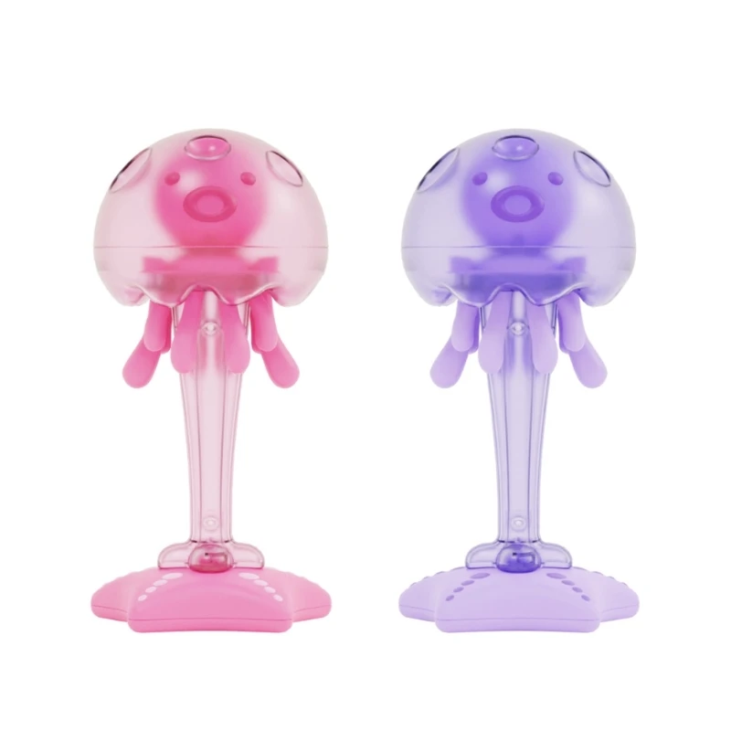 

Мягкая и успокаивающая детская светящаяся погремушка в виде медузы для успокоения сна, идеальный подарок для тревожных детей,