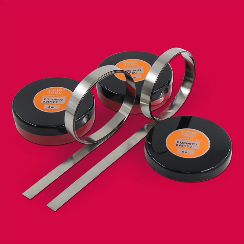 

5Meters Thick 0.01mm - 0.6mm Stainless Steel Sheet Gap Gasket Plate Shim Plate Foil Strip High Precision Width 12.7mm