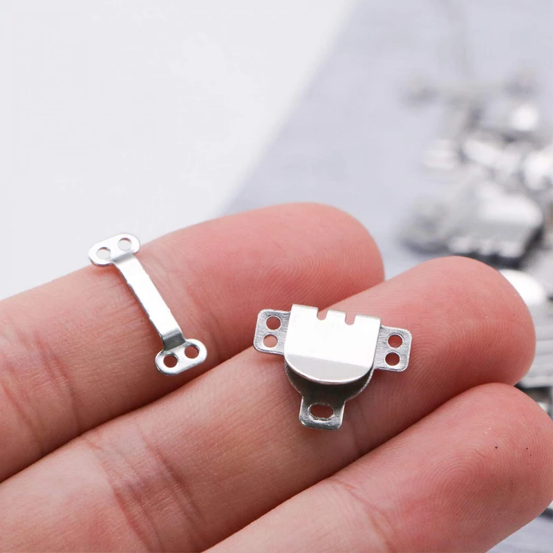 Description Picture 3 of item2/20Pairs Metal Invisible Trousers Hook Clasp Eyes Closure Fasteners Buckle Skirt Dress Bra Sewing DIY Garment Hooks Accessories