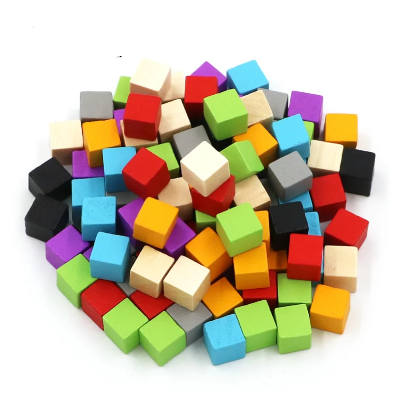 20 Wooden Cubes (10mm) – Artipia Games