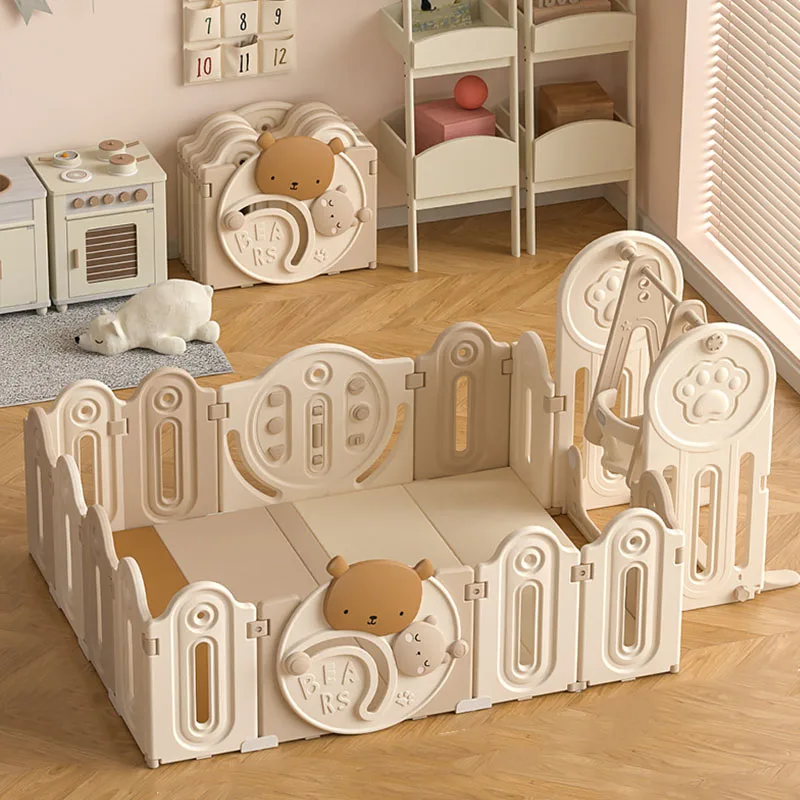 hot sale customize indoor outdoor baby playpen with Gate for Toddlers Kids Twins Child Infants