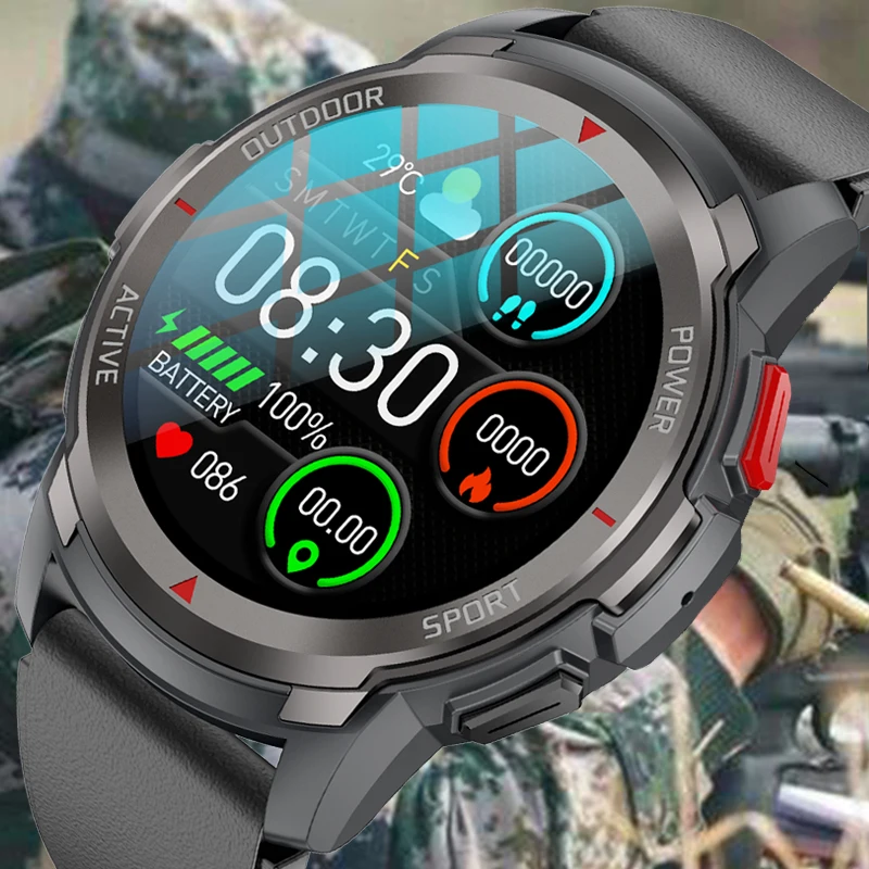 Nfc Bluetooth Call Smart Watch Men Gps Motion Track Waterproof Fitness