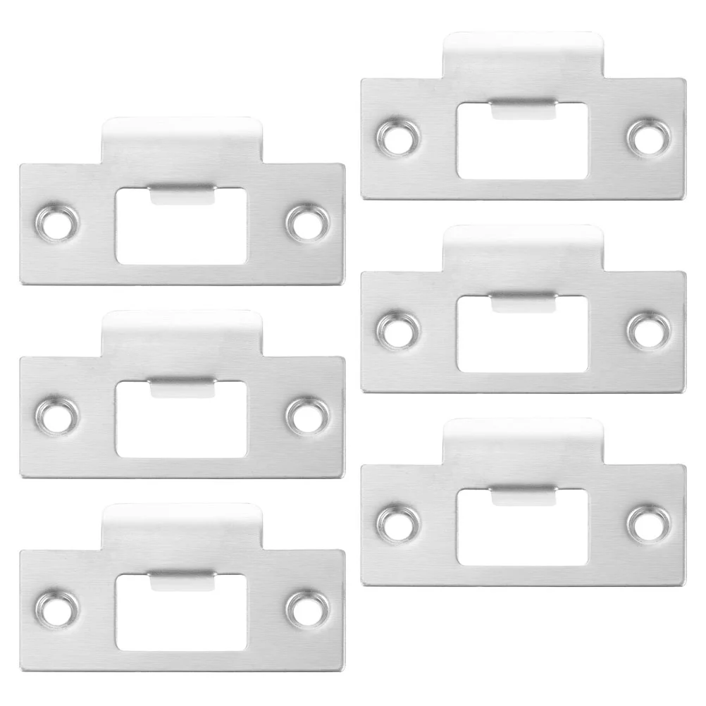 

6pcs Deadbolt Strike Plate Door Strike Plate Deadbolt Cover Door Hole Filler Plate