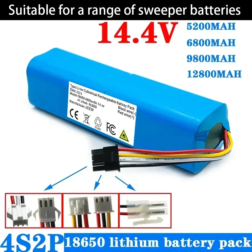 Batterie Li-ion 12800 MAh Pour Robot Aspirateur – Compatible Xiaomi, Lydsto R1, Viomi S9, Roidmi Eve Plus - 2