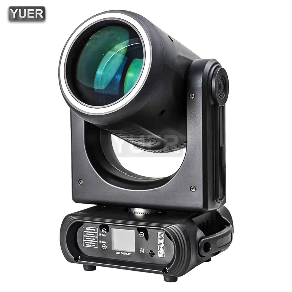 NEUE LCD 250W LED Moving Head Licht Strahl + Spot + 18 Rotierenden Prismen + Fokus + Frost + regenbogen Wirkung LED Ring Dmx Bühnen Beleuchtung Disco Dj – Detail 3