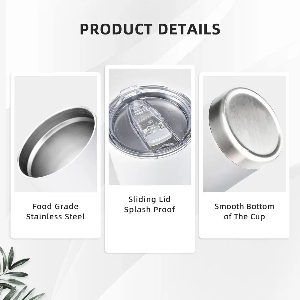 Michael Jackson Musicians Singers Dancers Stainless Steel Tumbler Vacuum Insulated Mug Thermal Cold Cup Straw With Lid 20oz