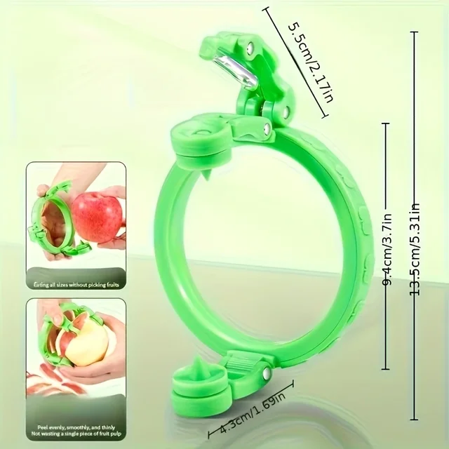 Fruit & Vegetable Tools Handheld Rotating Peeler for Apple Pear Kitchen Gadget Fruit Spiralizer Peeler Machine Gift Ideas 5