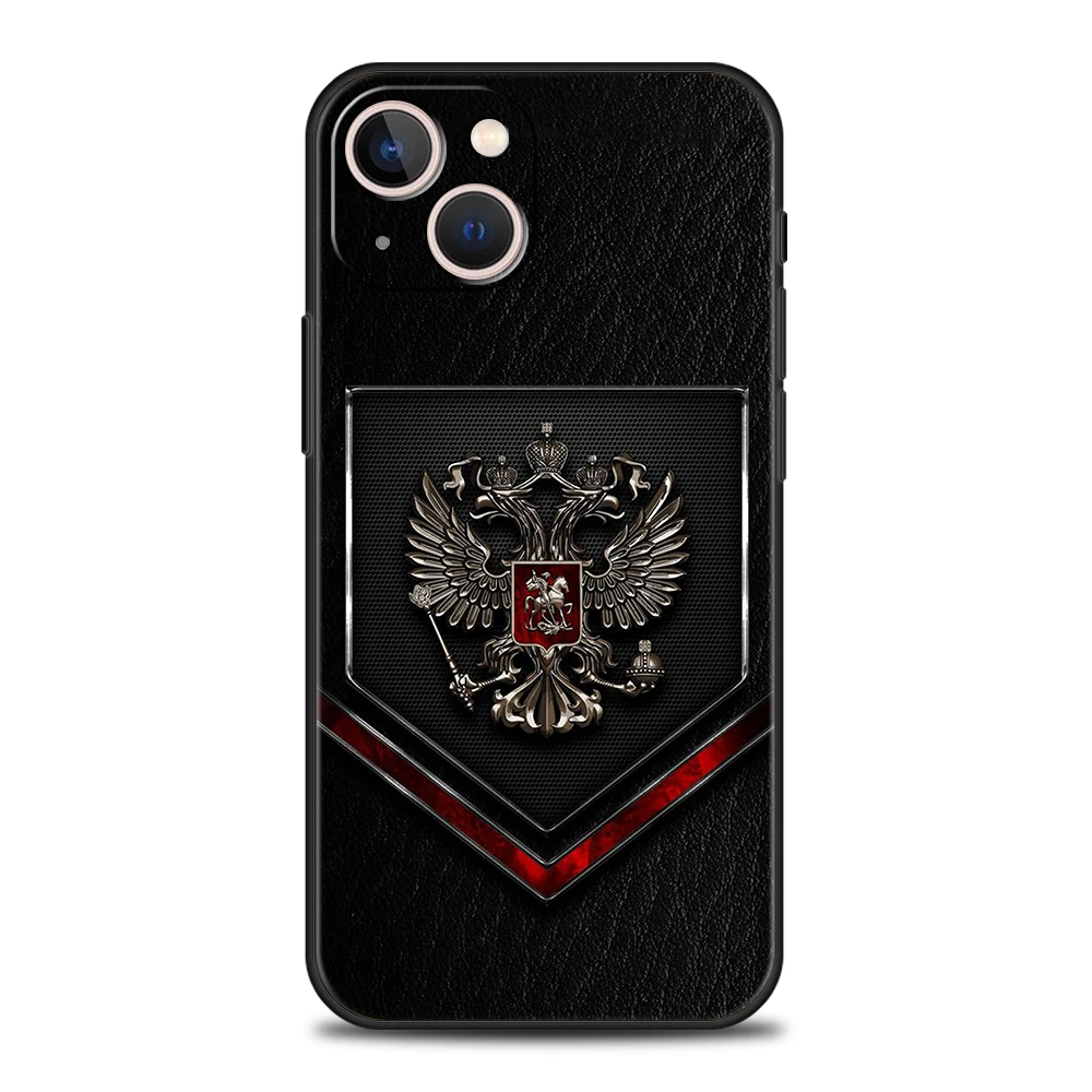 Russland russische Flaggen Handy hülle für iPhone 16 15 14 13 12 Pro Max 11 Pro Max 7 8 plus xs xr stoß feste Softshell-Capas – Detail 5