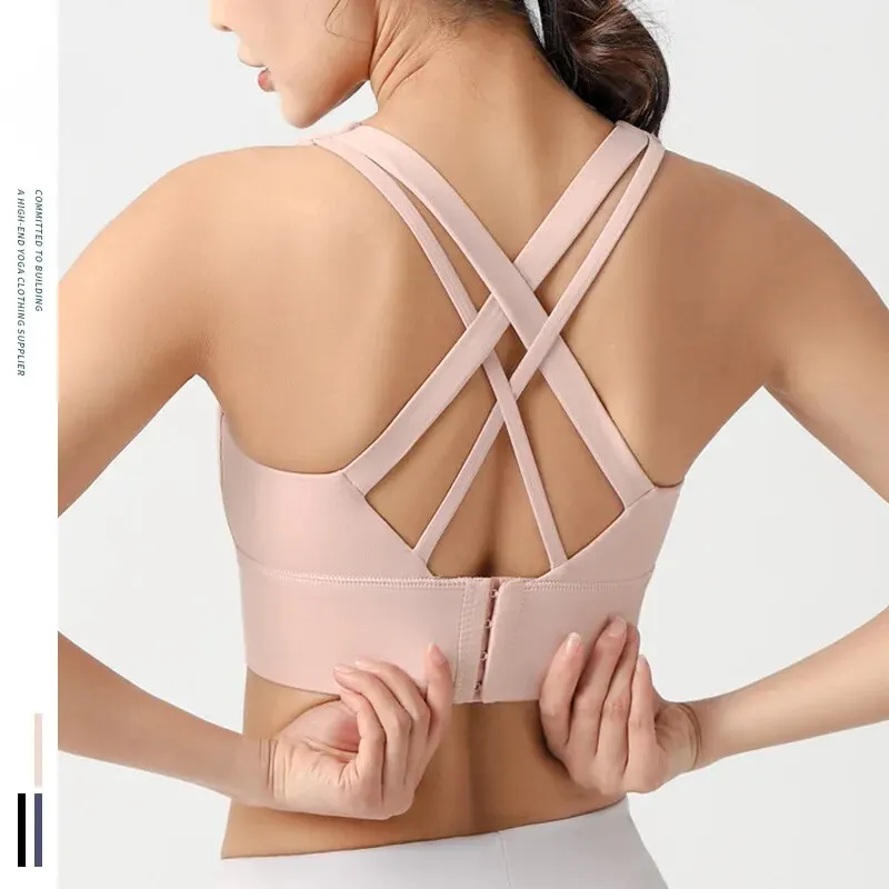 Sexy Shockproof Sports Bra With Beautiful Back