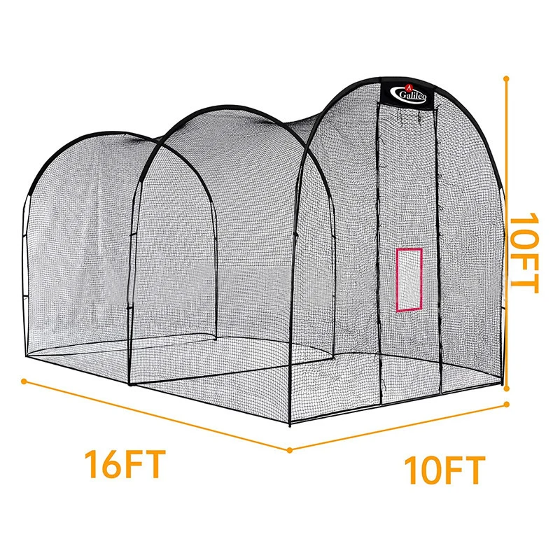 New Baseball Batting Cage Portable Baseball Softball Batting Cage Net Fortress Ultimate with Bracket Net