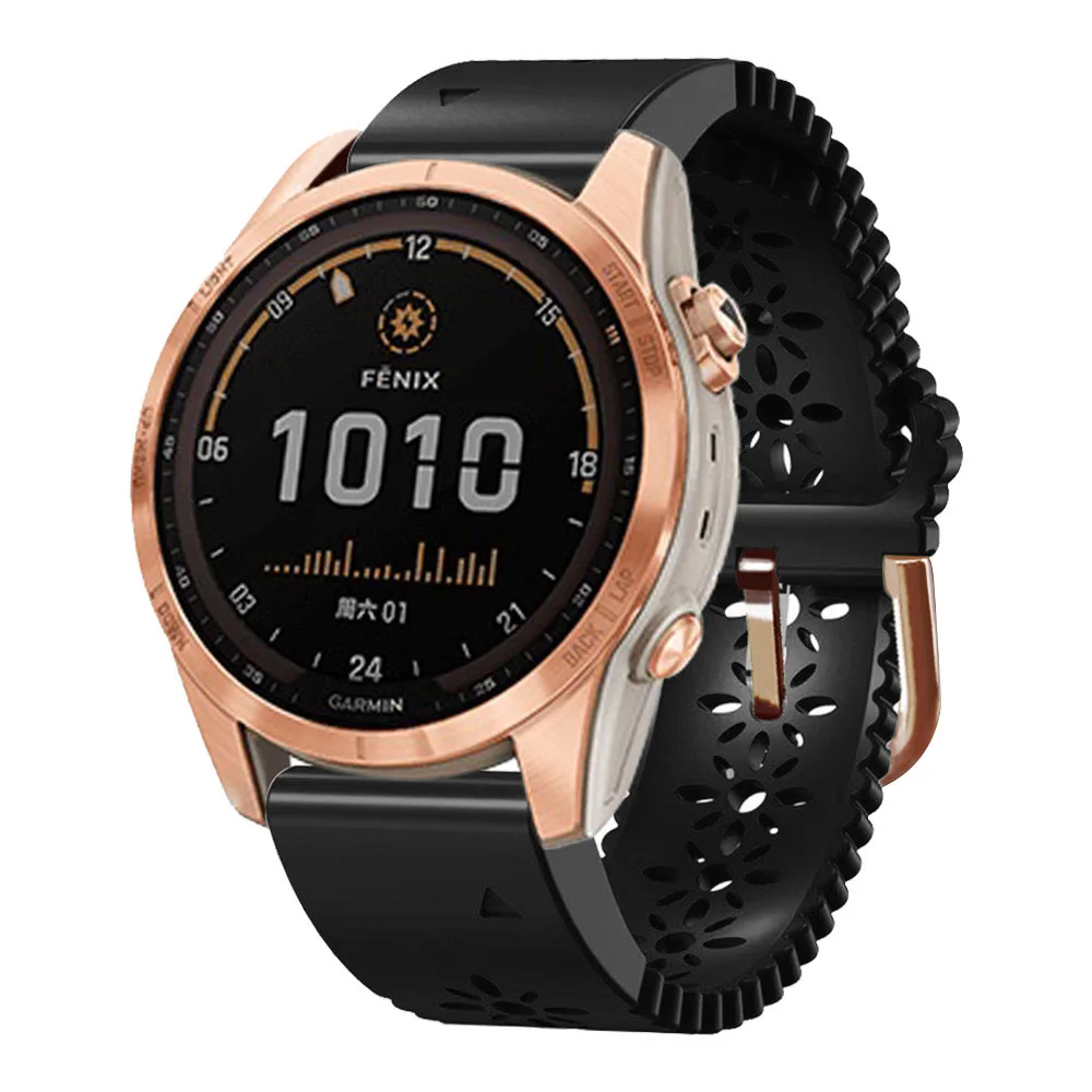 Enhanced Silicone Watchband - Quick Release 20mm Strap Accessory