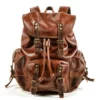 The New Genuine Leather Men Backpack  Outdoor Casual School Bag Large Capacity Backpack Genuine Leather Mountaineering Bag 1