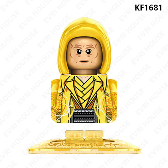 Superhero Strange Multiverse Action Figures Scarlet Witch Mordo Wong Mini Bricks Disney Building Blocks Toys for Children KF1681