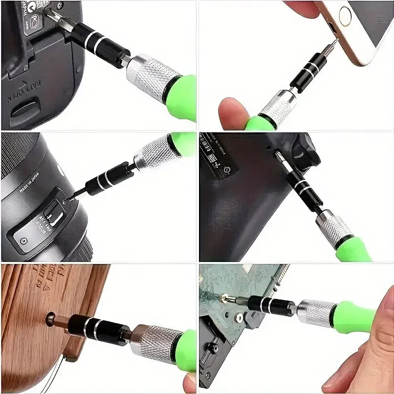 Screwdriver Set 32 In 1 Magnetic Precision Screwdriver Bits Repair Torx Ratchet Screw Driver For Phone Laptop Non-slip Hand Tool