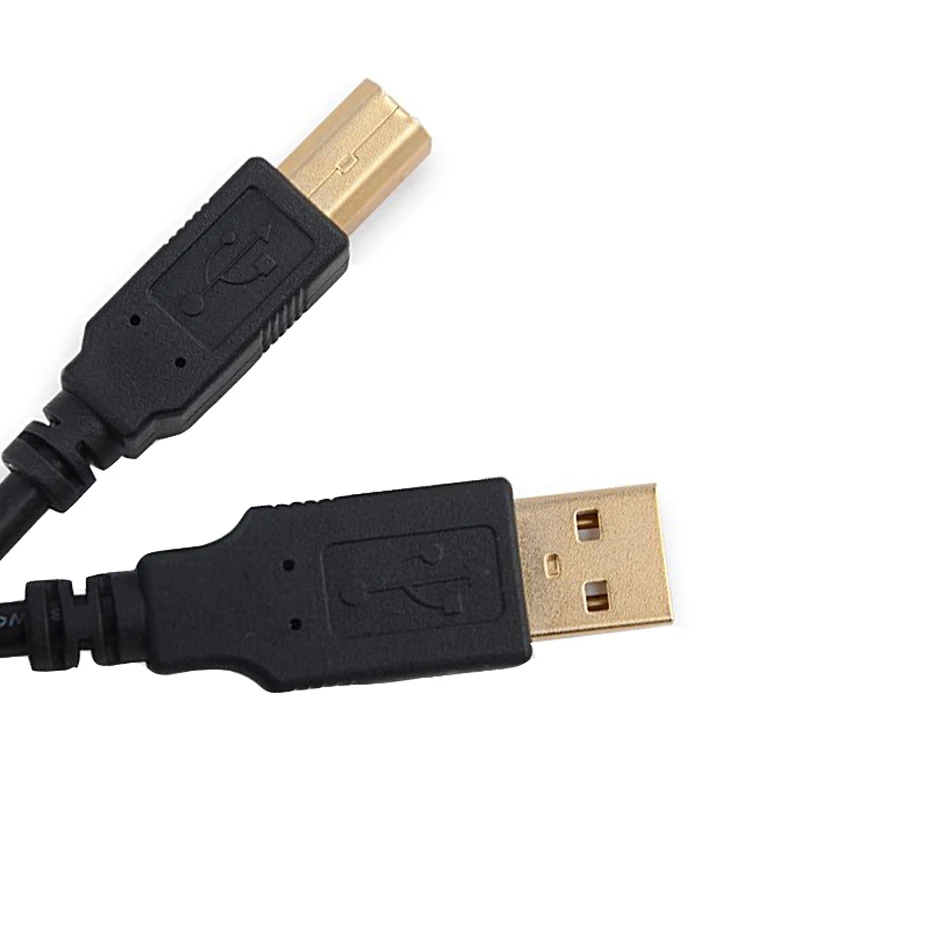 USB-кабель для принтера 4 5 м USB 2 0 AM на BM USB-кабель-удлинитель HP Canon Epson ZJiang