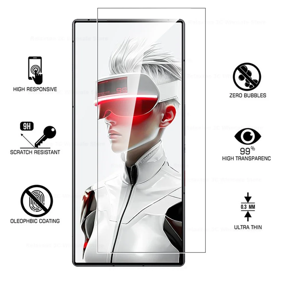 2-Pack Clear Tempered Glass Screen Protector Films