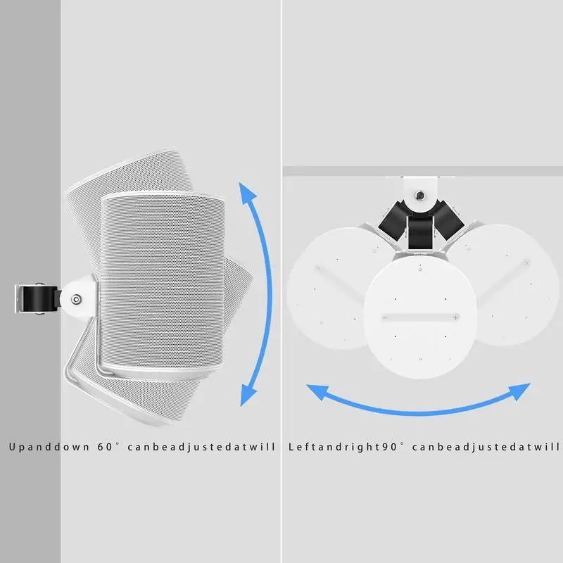 Montagem na Parede para Sono Era100 Smart Speaker Holder Space Saving Solution Smart Speaker Bracket Wall Hanging - Image 3