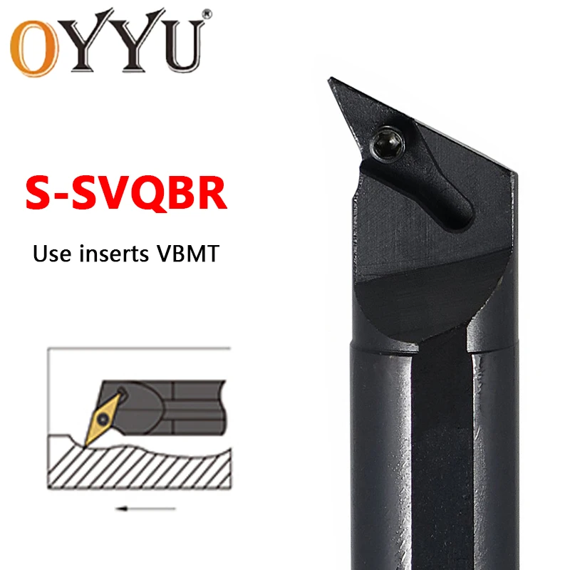 

SVQBR S16Q-SVQBR11 S20R-SVQBR16 S20R-SVQBR11 S25S-SVQBR16 SVQBR11 SVQBR16 CNC Inner Hole Turning Tool Boring Bar Lathe Cutting