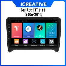 

Car Radio Multimedia Video Player 2 Din 9" Touch Screen Android WIFI Navigation GPS For Audi TT 2006 - 2014 Head Unit With Frame