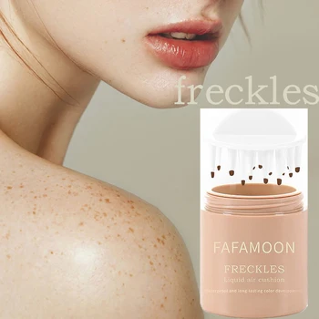 Kit timbro lentigginoso viso corpo lentiggini realistici simulazione naturale punto finto pettine sigillo cuscino d'aria lentiggine trucco impermeabile