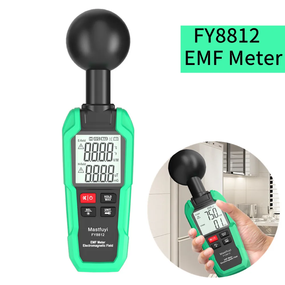 Fy8812 Misuratore Emf Digitale Ad Alta Precisione Tester Di Campo Elettromagnetico Misuratore Di Radiazioni Rilevatore Di Radiazioni A Onde Elettromag