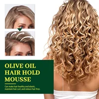 Mousse coiffante à l'huile d'olive, longue durée, évite les frisottis, les boucles, MainAF 4