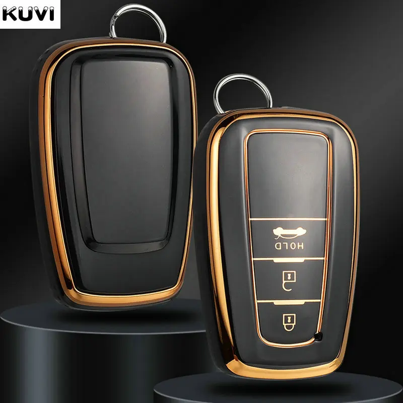 TPU Car Remote Key Cover Case Shell For Toyota Camry RAV4 Prius CHR C-HR Avalon Corolla Land Cruiser Prado Accessories key case key case cover car key shell remote control case cover