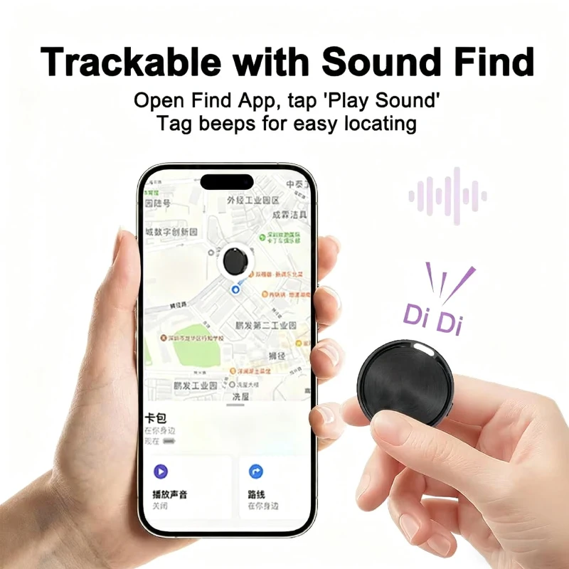 Work With Android Find Hub Bluetooth Gps Tracker Google Find My Airtag Keychain Smart Tag Smart Life Security Alarm free Shippin