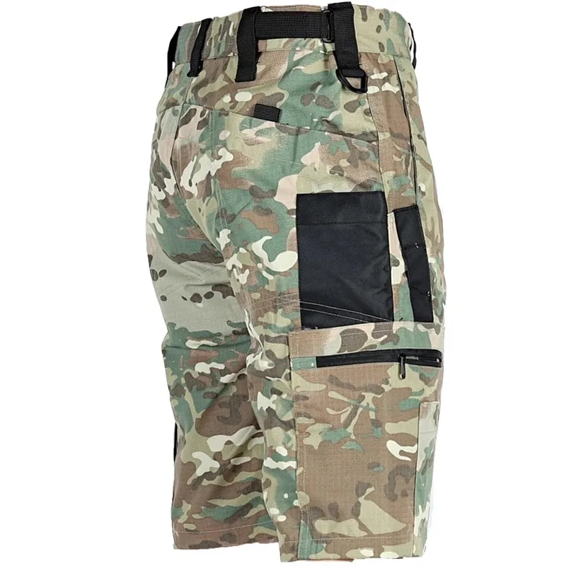 

Шорты-карго мужские тактические, водонепроницаемые дышащие армейские износостойкие штаны в стиле милитари, с несколькими карманами
