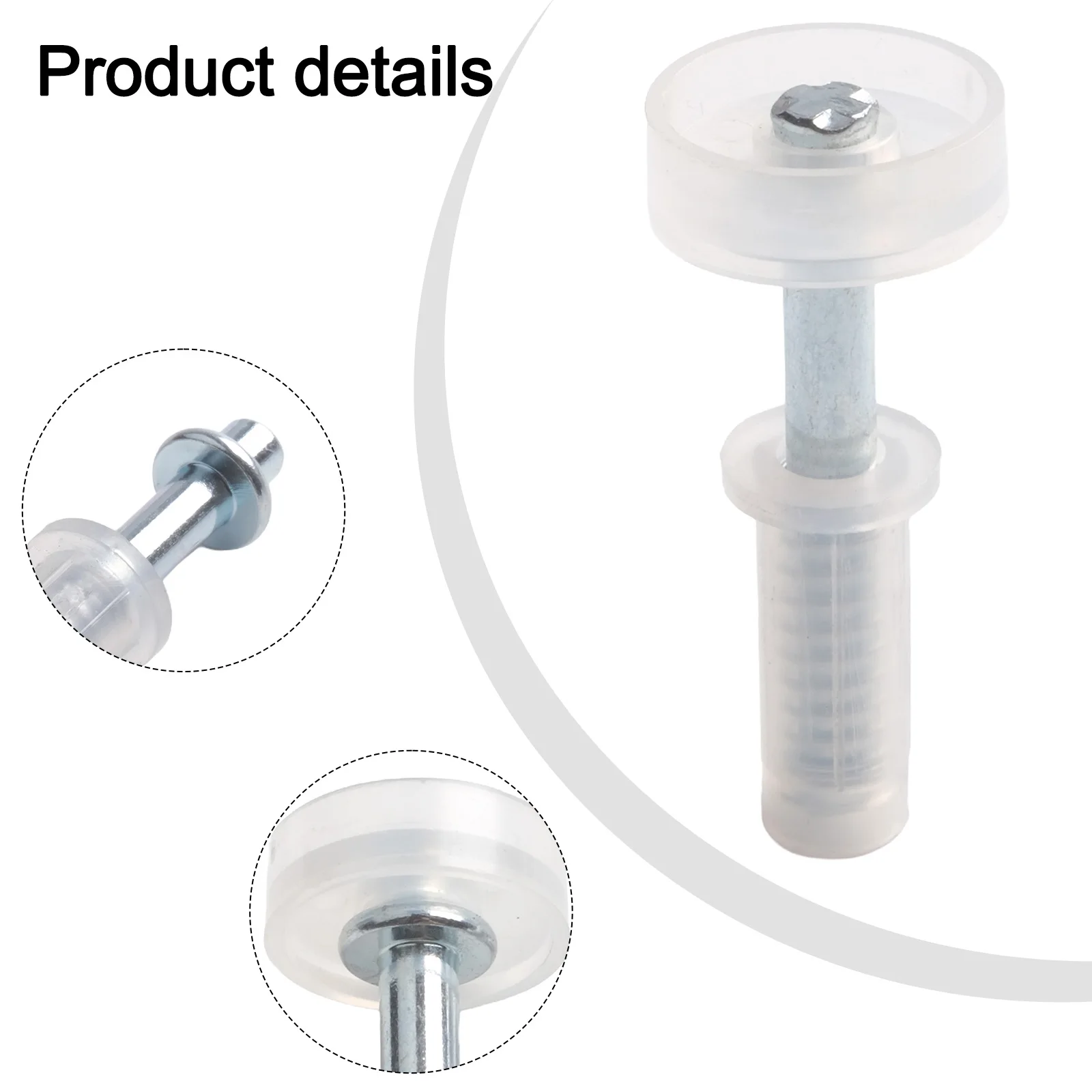 Description Picture 5 of itemTop Guide Wheel Pivot Hinge Bifold Door Hardware Kit Closet Door Top Pivot Guide Wheel Sliding Door Repair Parts Hardware