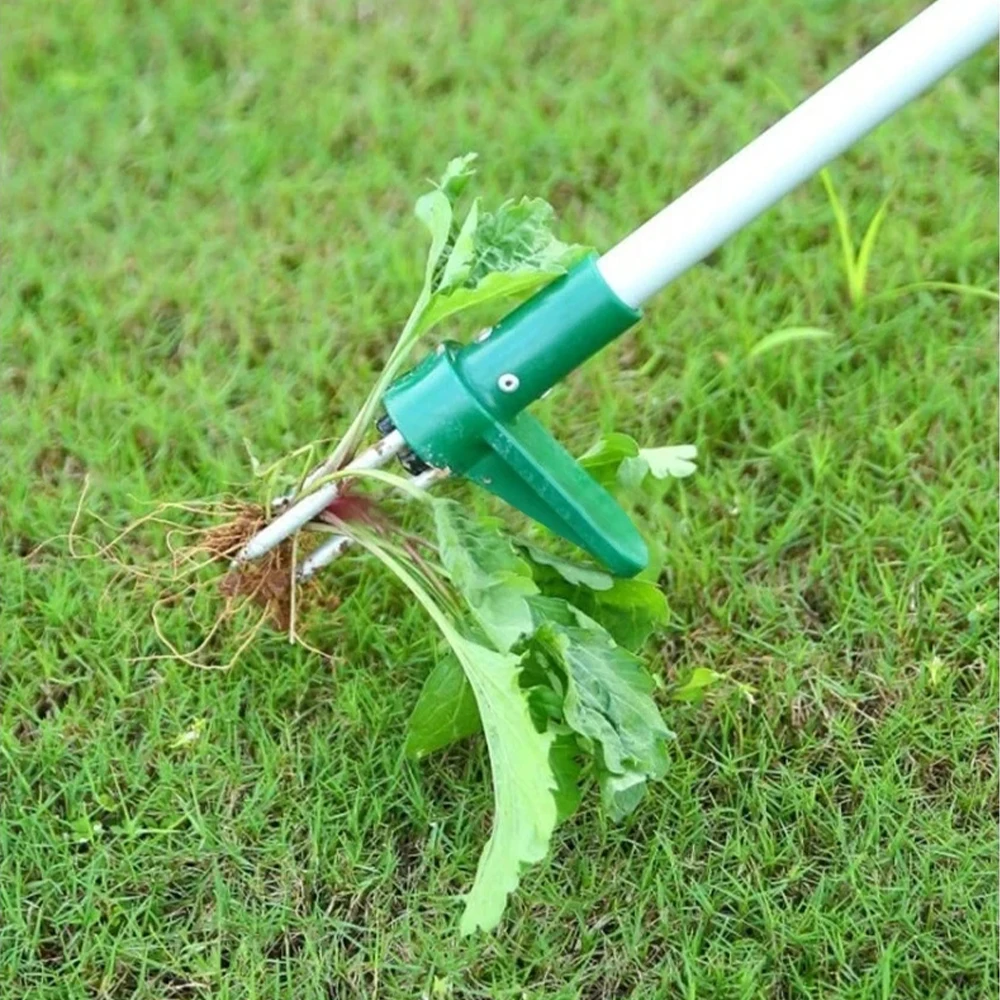 Garden Weed Puller Removable Root Puller Tools Outdoor Garden Weeder Tool Long Handle Lawn Weeder Weeding Trimming Claw Weeder 4