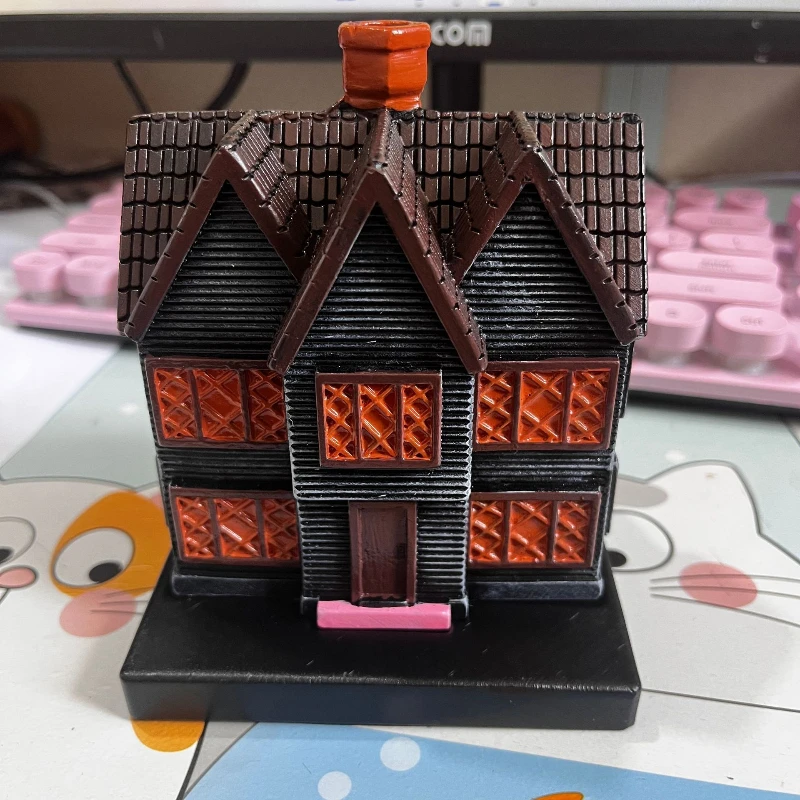 Halloween Haunted House Incense Burner Creative Desktop Decor Relaxes Ensures Sound Sleep Unique Ornament for Spooky Season
