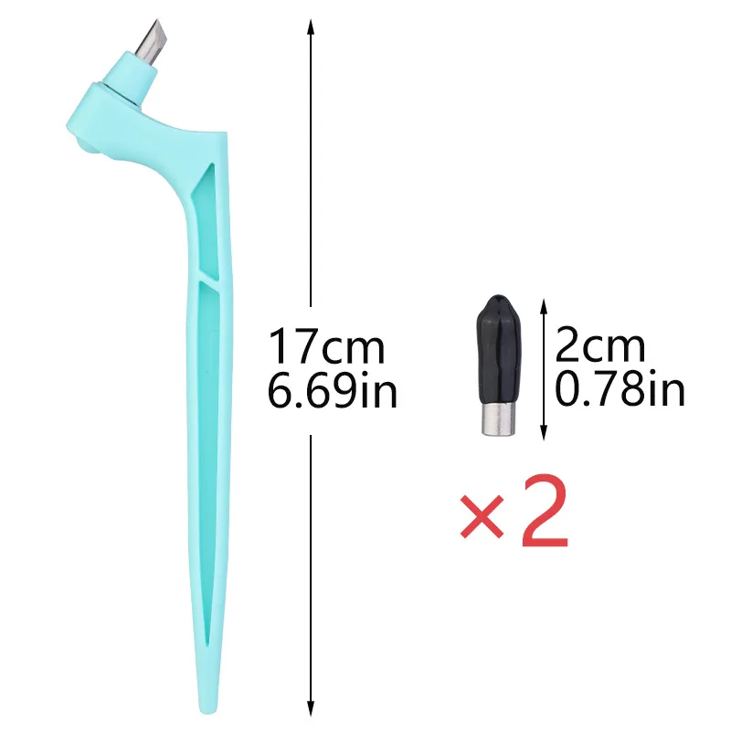 Craft Cutting Tools 360 Rotating Blade Paper-Cutter 3 Replace Blade Craft Cutting Knife DIY Art Wear-Resisting Art Tool