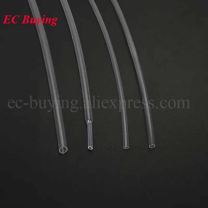 2 Meter Heat Shrink Tube 2mm 3mm 4mm 5mm 6mm 8mm 10mm 2:1 Transparent Clear 2M Heat Shrink Heatshrink Tubing Sleeving Wrap Wire