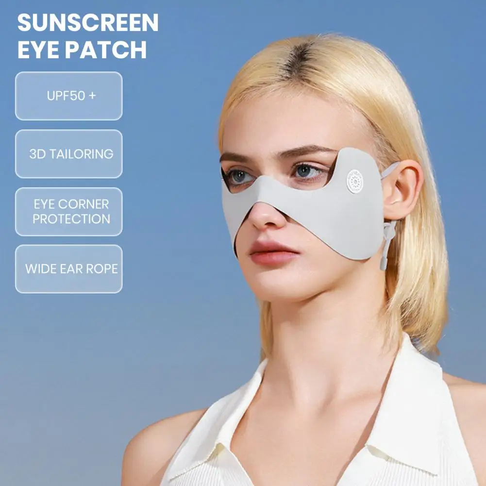 

Outdoor UV Protection Sunscreen Patch Face Guard Breathable UV-proof Hydrating Skin Care Face Guard Anti-UV Eye Protection Mask
