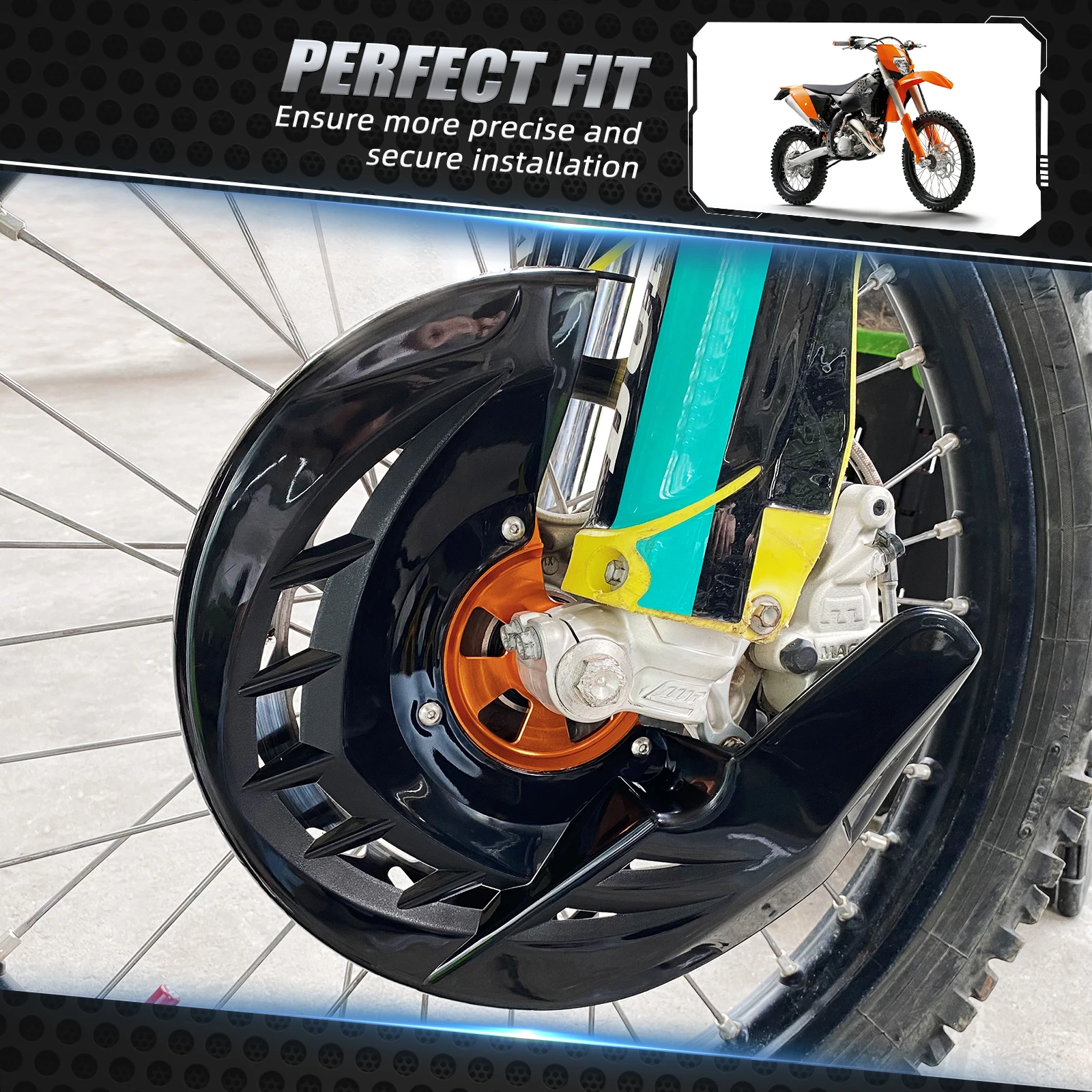 フロント ブレーキ ディスク ガード プロテクター KTM