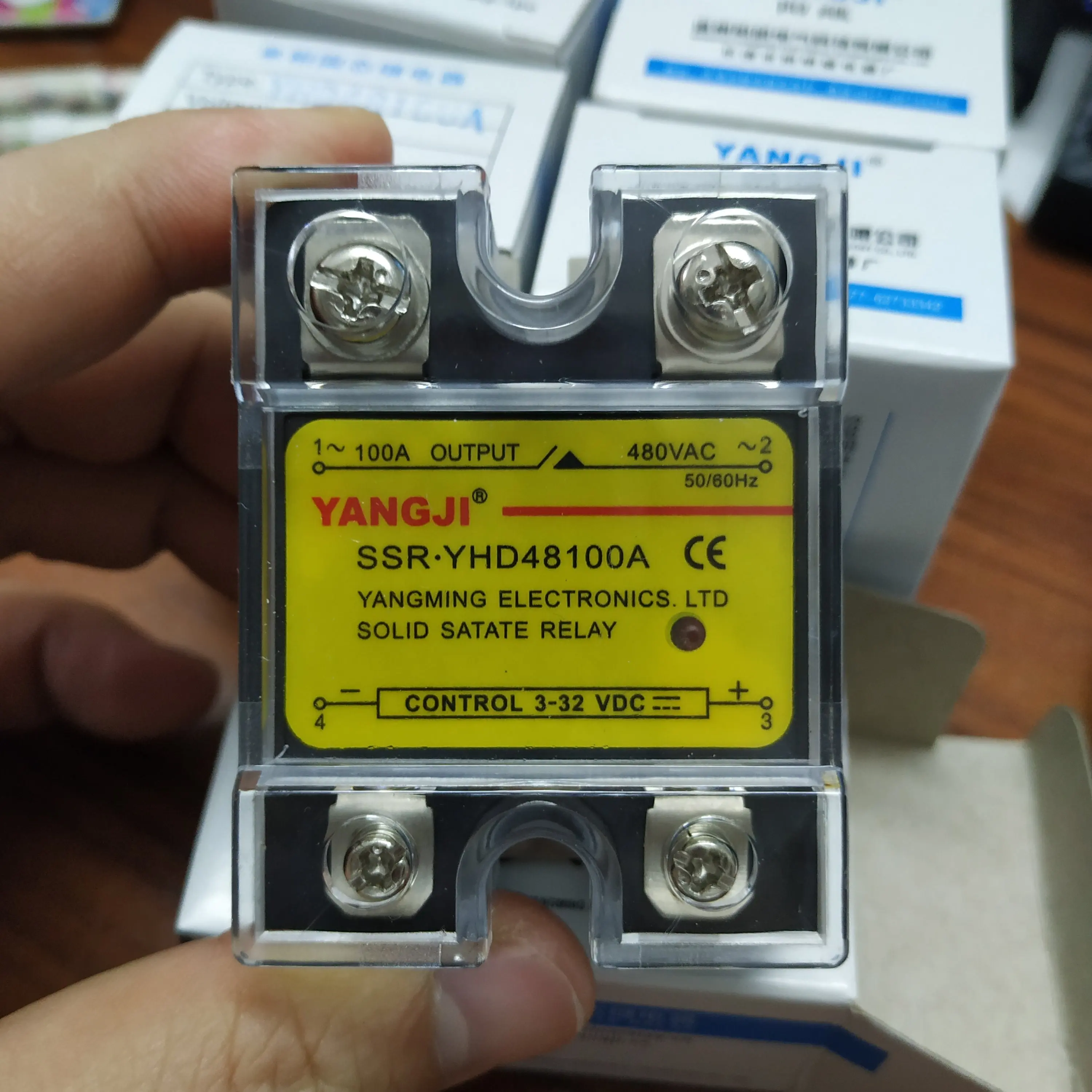 

Yang relay YANGJI single-phase AC solid state relay YHD48100A (480V/100A)