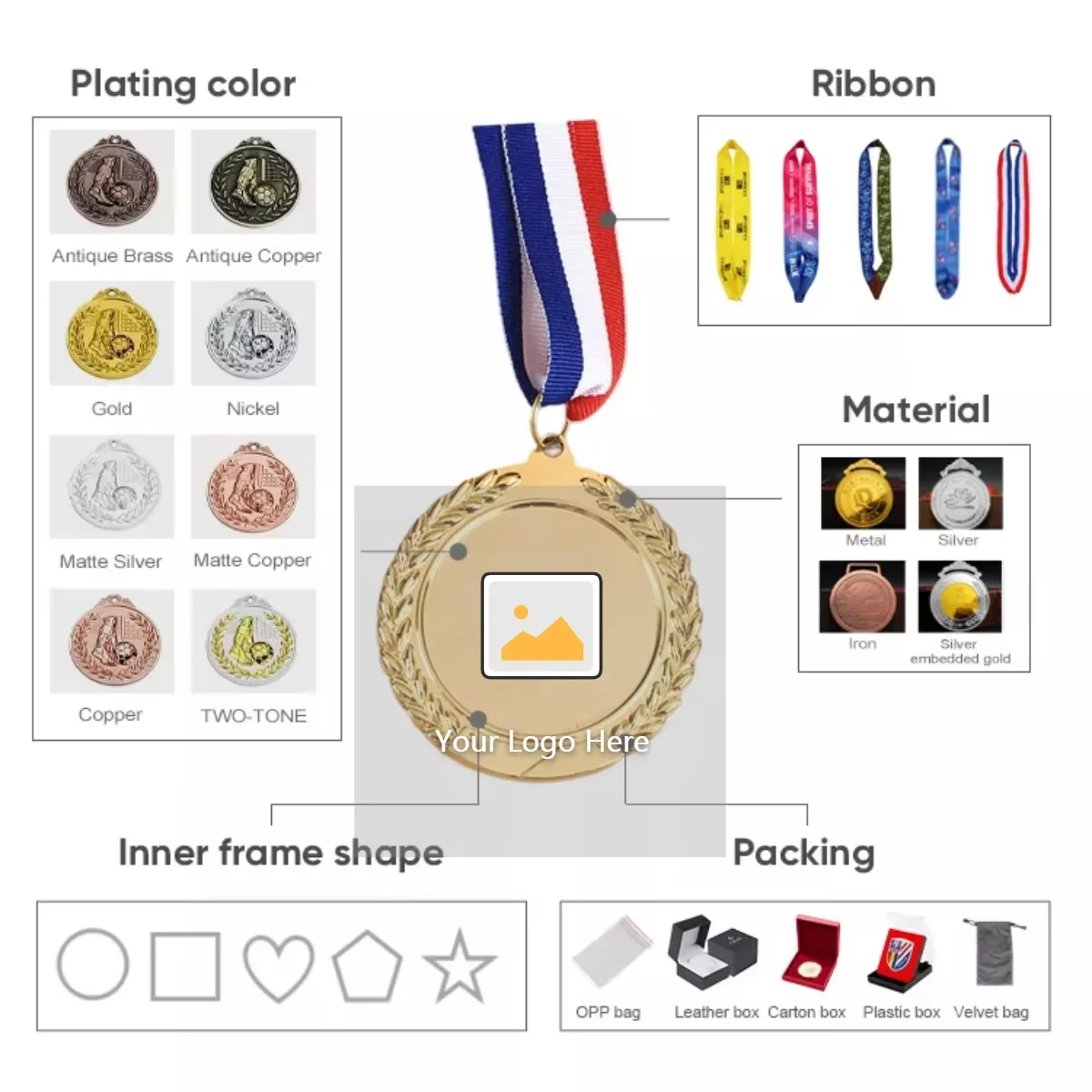 Medaglie Personalizzate per Premi Sportivi, Medaglie su Misura per Gare di Corsa, Badminton, Basket, Danza, Ginnastica, Nuoto, Competizioni - immagine 5