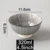 Japanese and Wind 4.5-inch Rice Bowl Ceramic Unglazed Anti-scalding Bowl European Simple Household Soup Bowl  High-legged 22