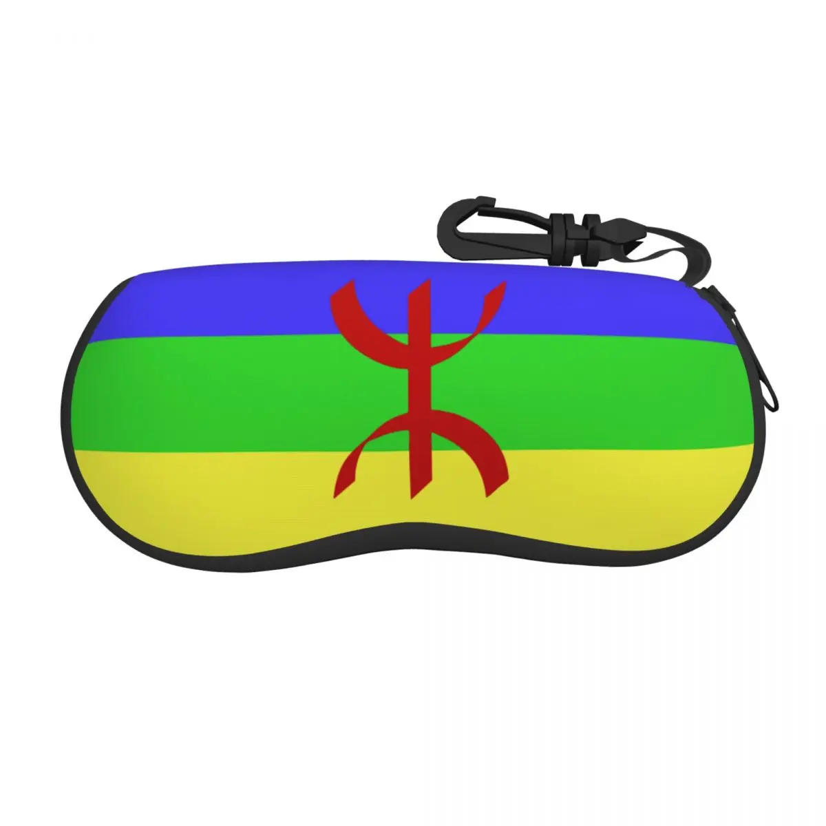 

Flag Of Amazigh Glasses Case Travel Drapeau Amazigh Berber Eyewear Box Print Glasses Box