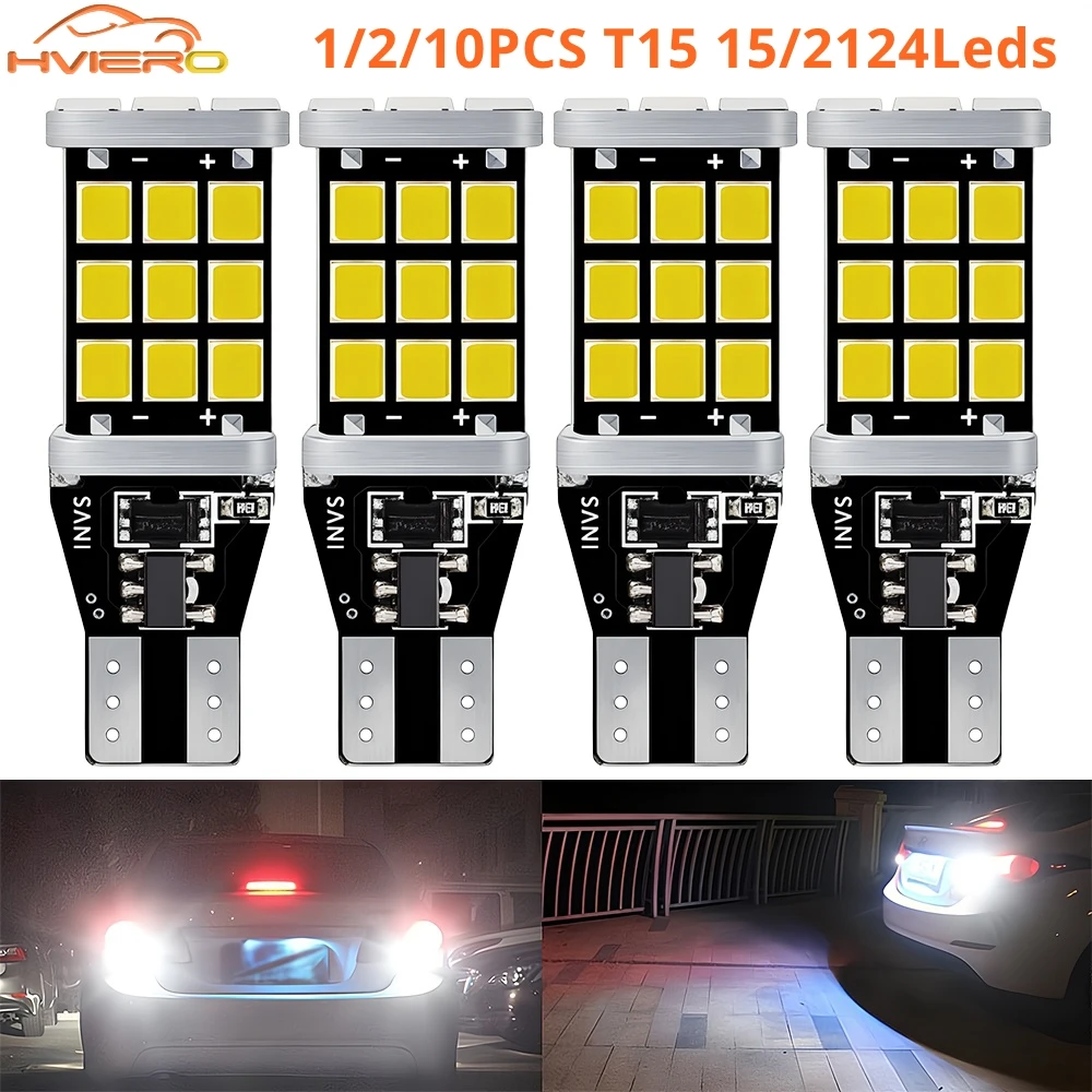 슈퍼 브라이트 LED 전구 백업 주차 조명, 후진 램프 브레이크, 2835 칩 테일..