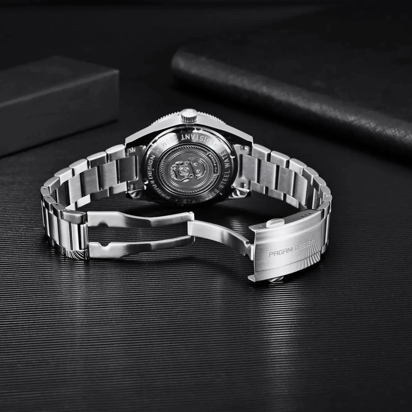 g*i様 パガーニデザイン　自動機械式ダイバー時計nh38サファイアステンレス3 S2853faecaa4c41319bf7aae8a4296